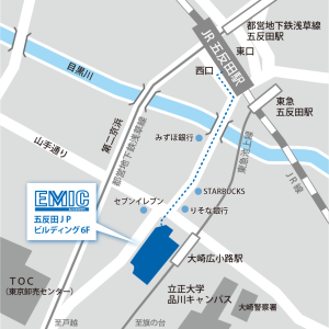 五反田JPビルディング地図