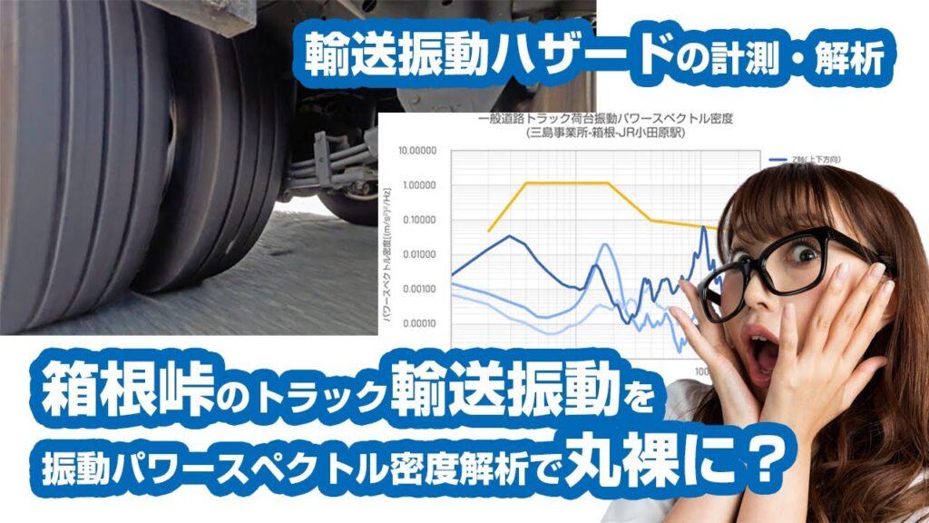 【振動計測・解析技術】国道1号線トラック輸送における輸送振動ハザードの計測・解析動画のサムネイル画像